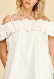 White Off Shoulder Dress