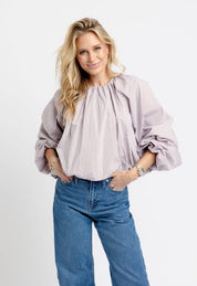 Collins Striped Bubble Top