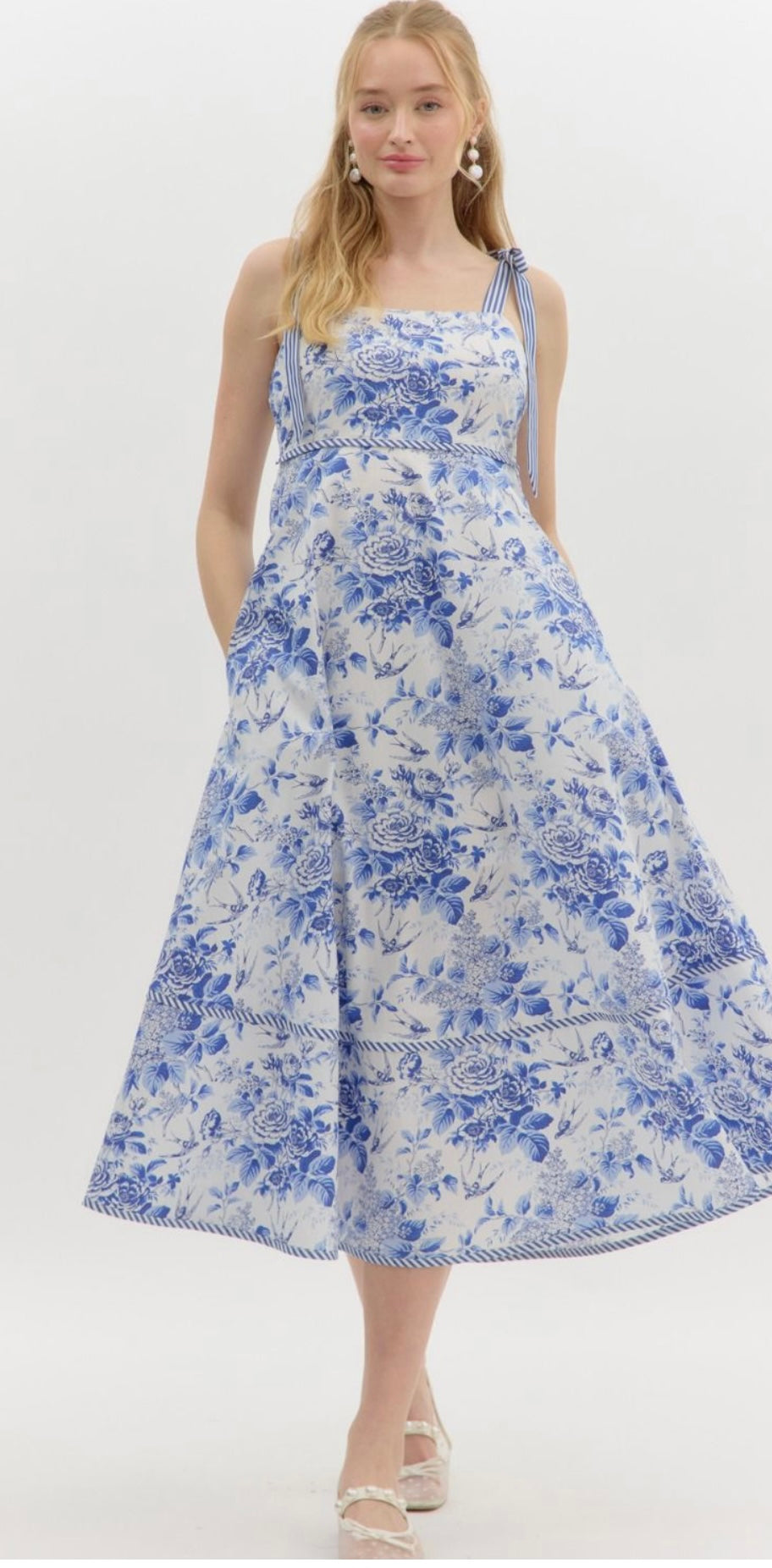 Blue Willow Dress