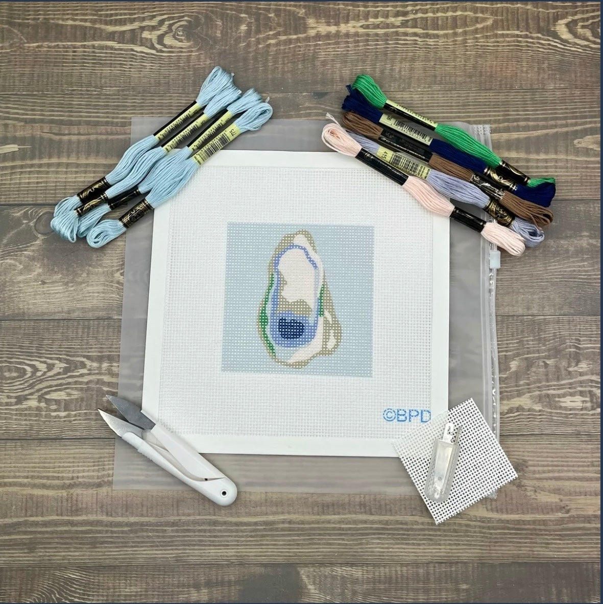 Oyster Needlepoint Kit