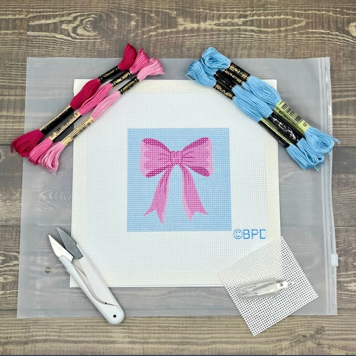 Bow Needlepoint Kit