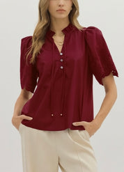 Make It Maroon Top