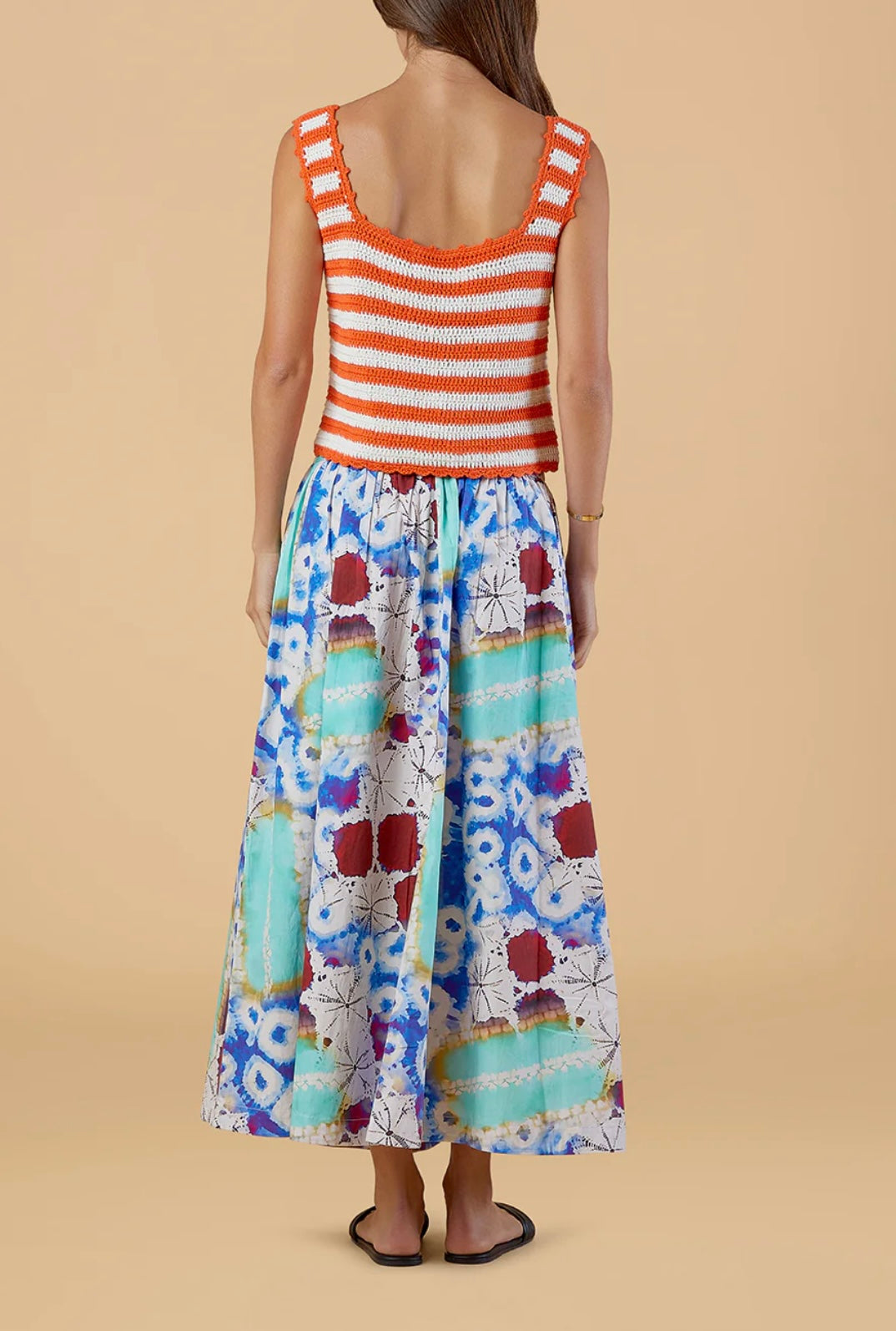 Colorful Firework Maxi Skirt