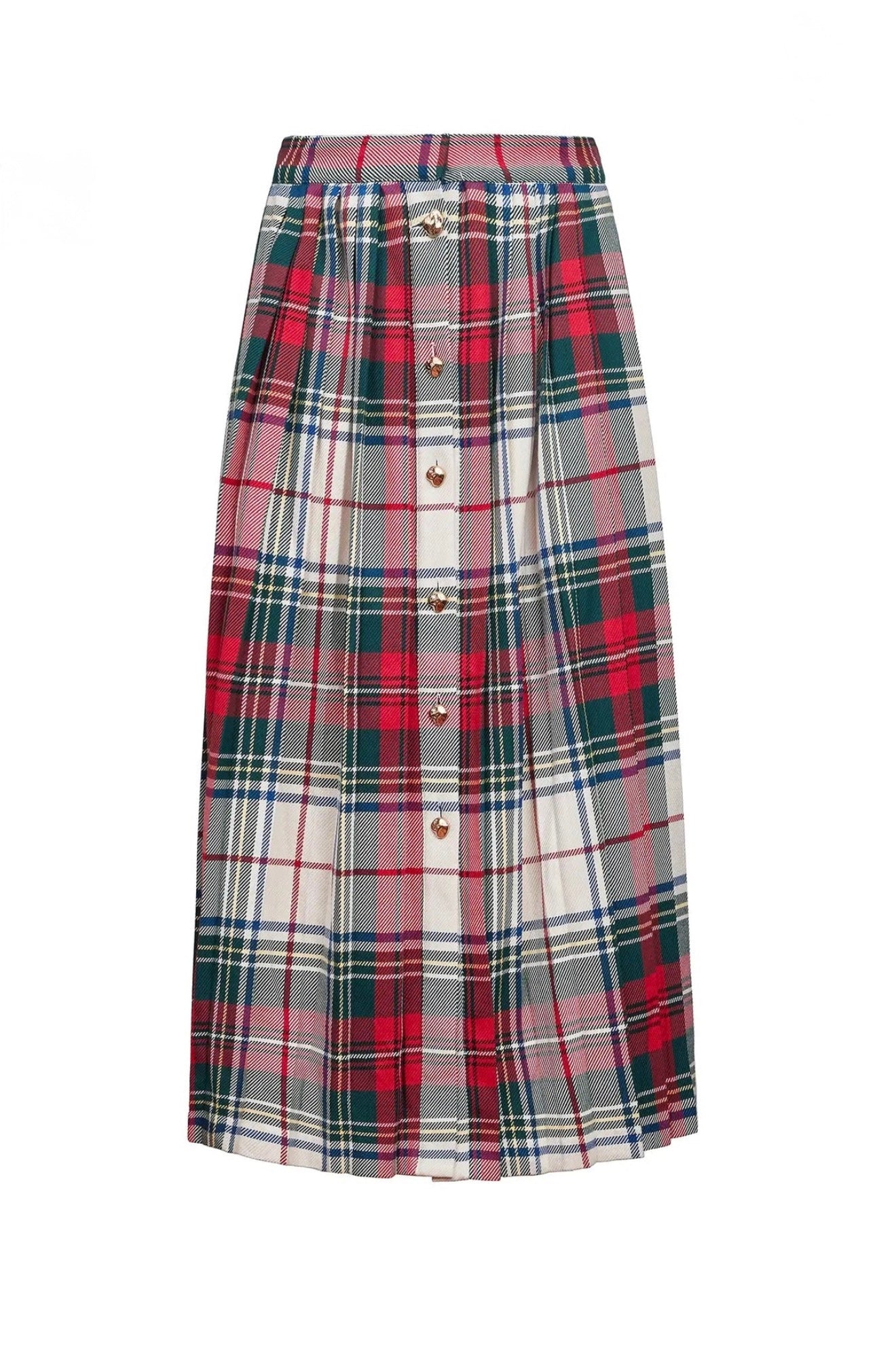 Harlan Kensington Plaid Skirt