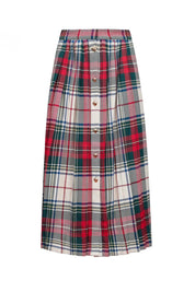 Harlan Kensington Plaid Skirt