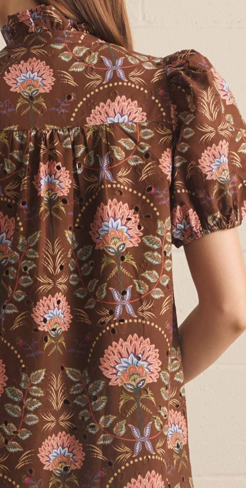 Fall Into Floral Dress