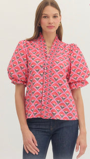 Fan Of Pink Top