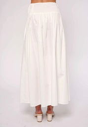 Bright White Maxi Skirt
