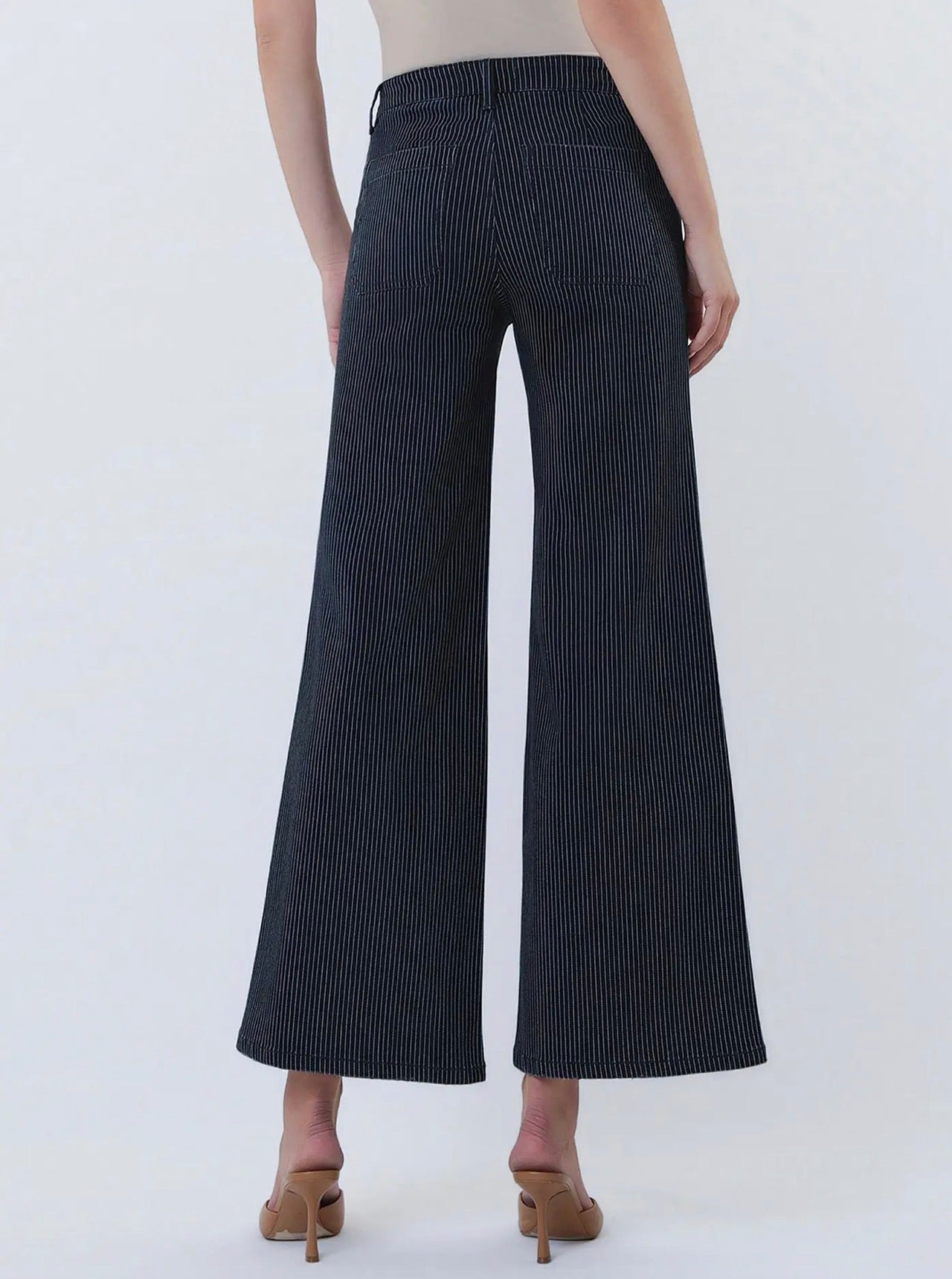 Striped Patch Pocket Pant