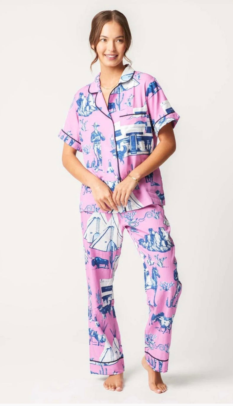 Marfa Toile Pajama Pant Set