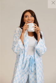 Blue Bow PJ Pants