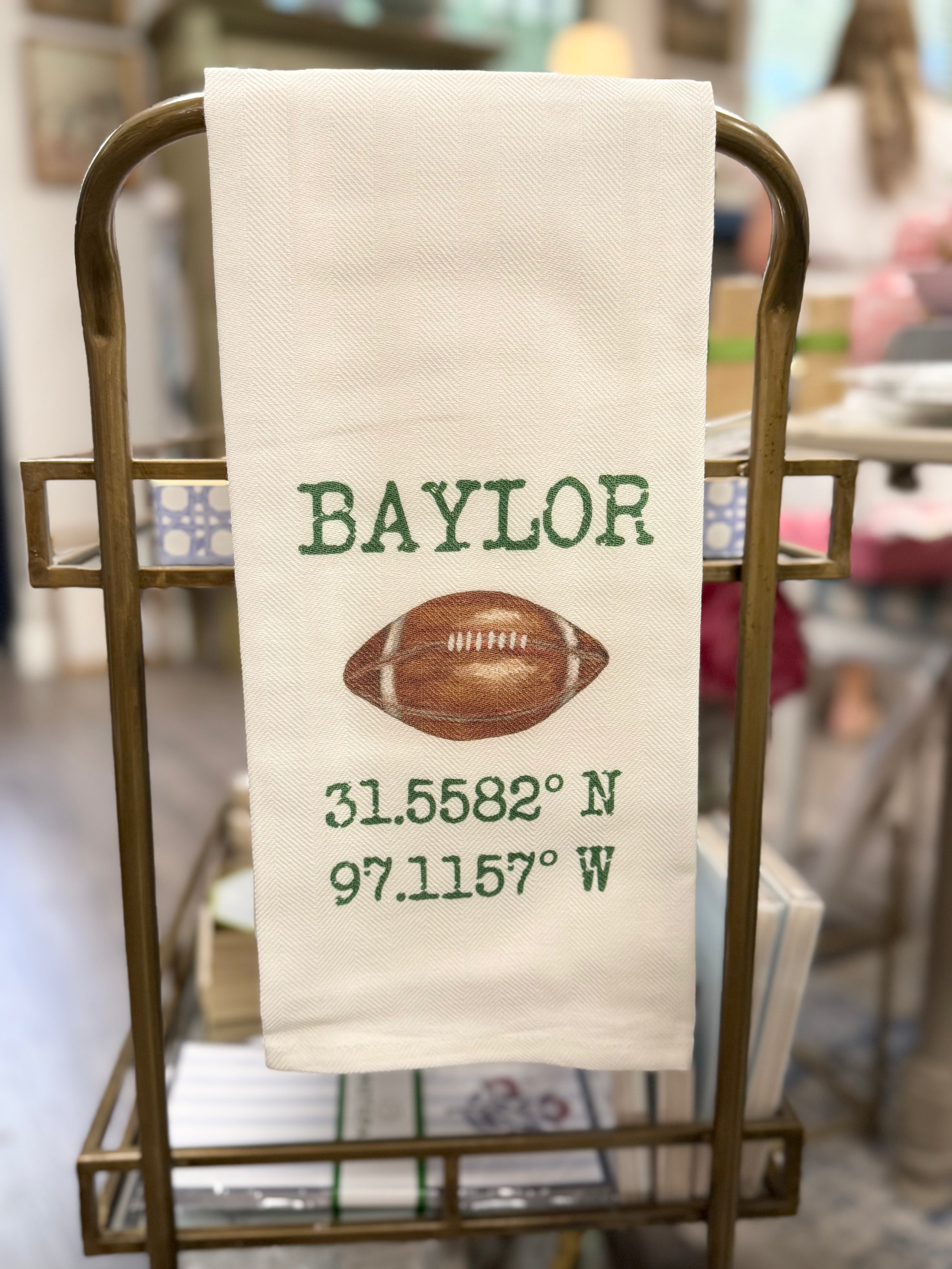 Baylor Coordinates Tea Towel