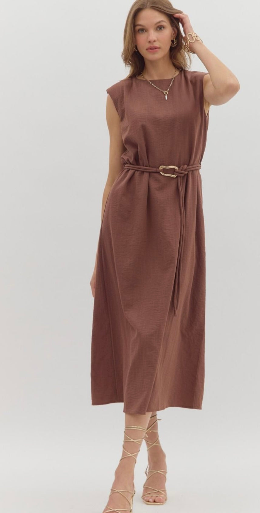 Espresso Sleeveless Dress