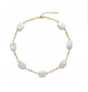 Sea Pearl Chain Necklace
