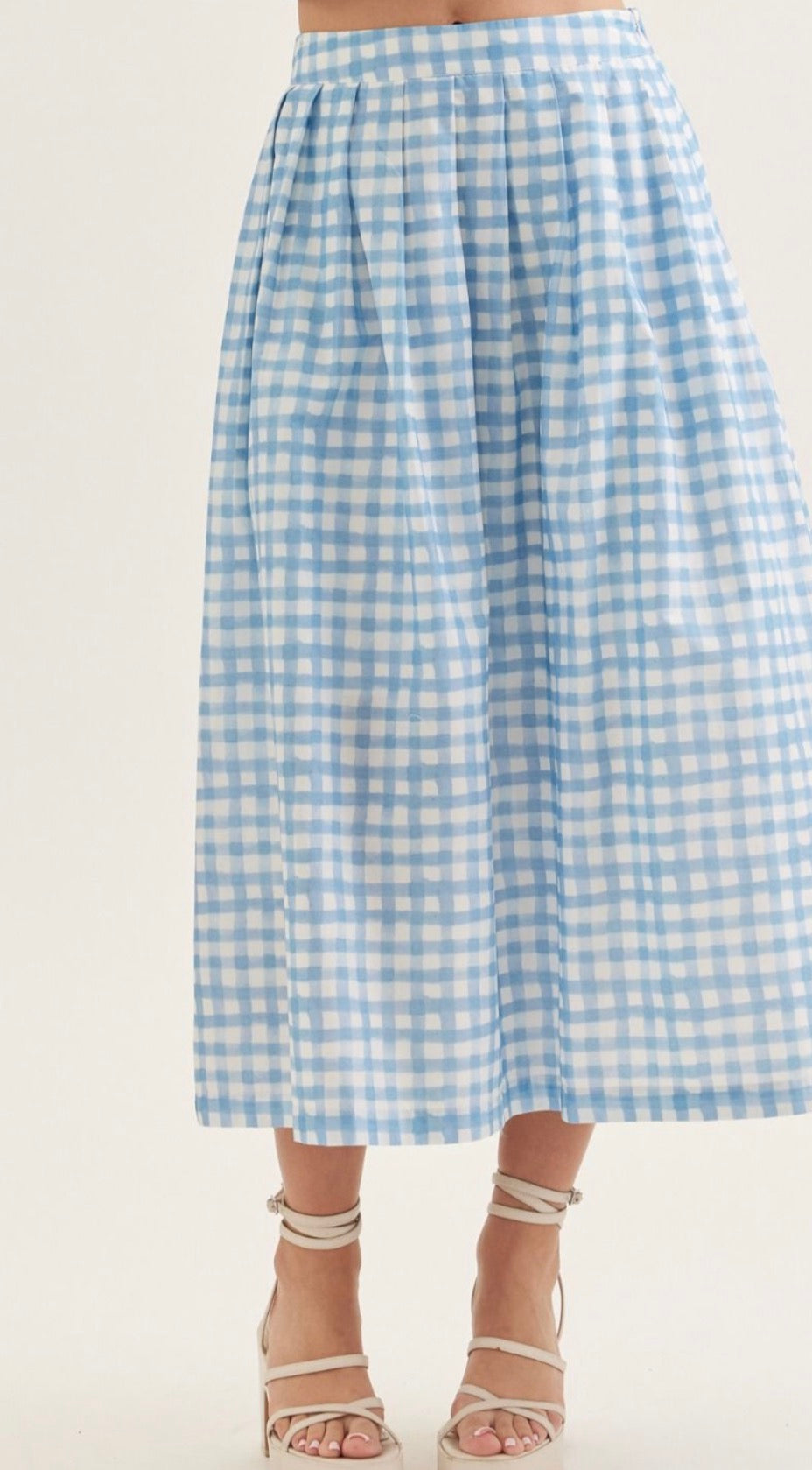 Great Gingham Maxi Skirt