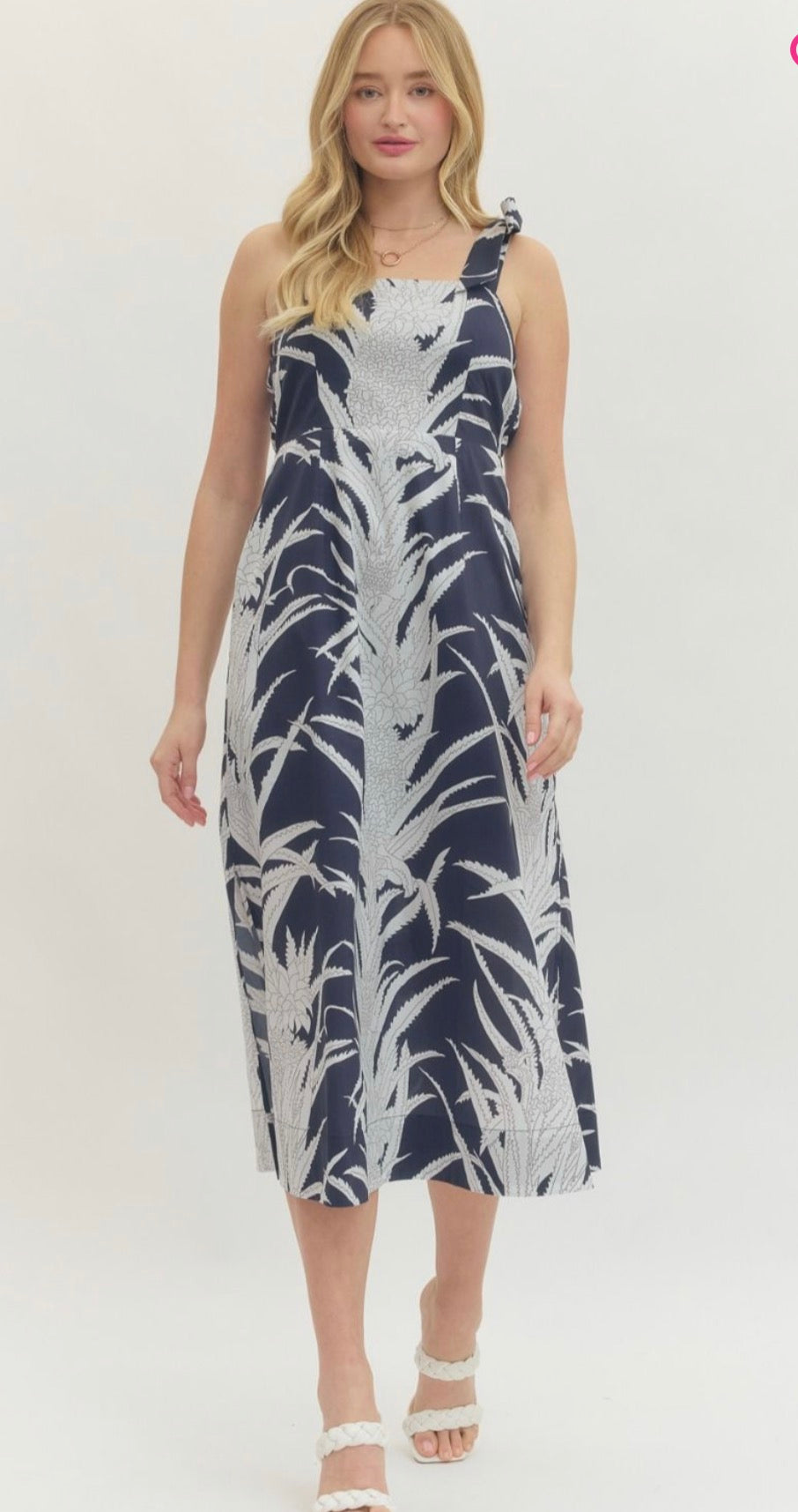 Navy Paradise Maxi Dress