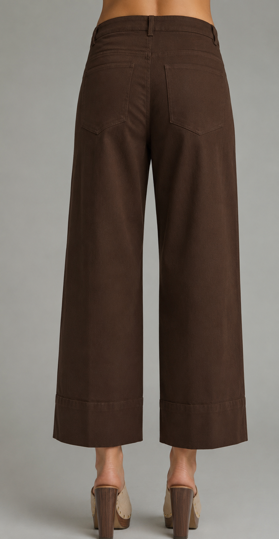 Camel Wide Leg Pant