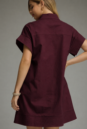 Maroon Fan Dress