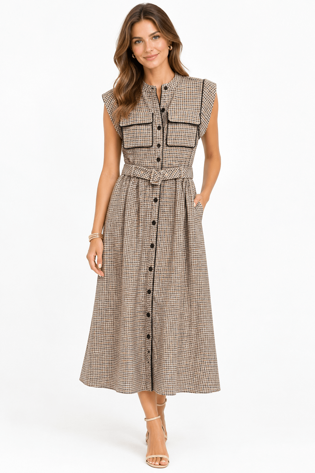 Perfect Fall Check Dress