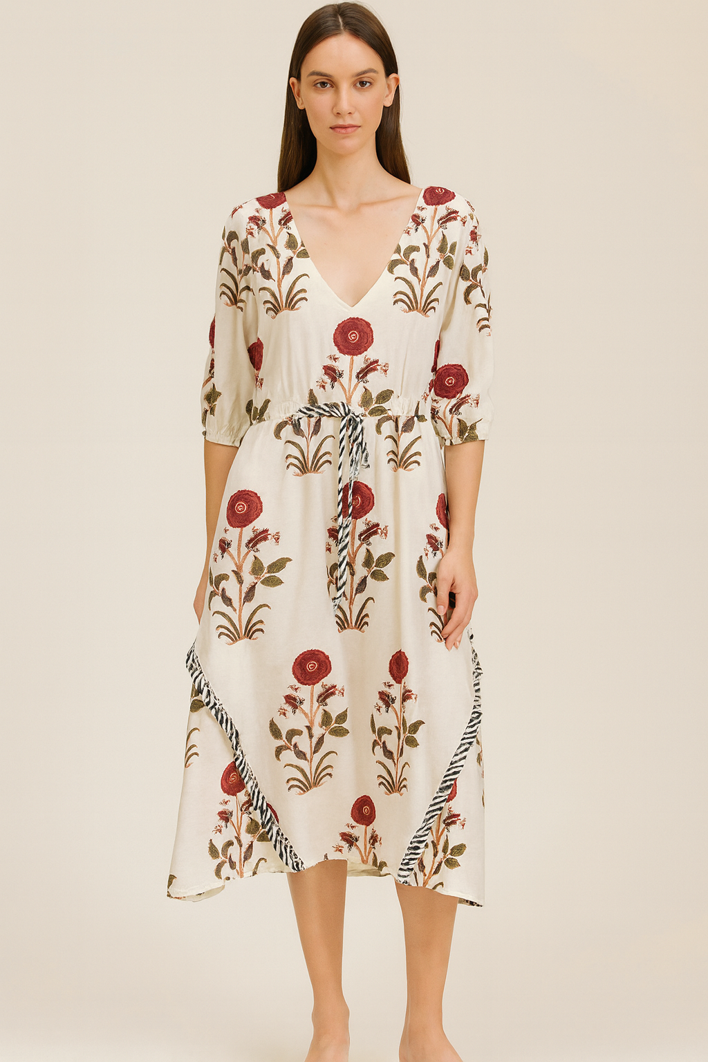 Red Calendula Dress