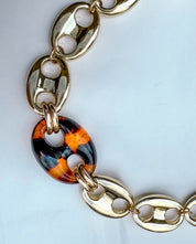 Tortoise and Chain Necklace