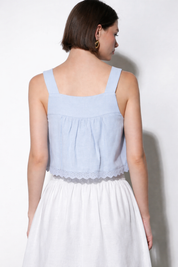 Elani Eyelet Tank Top